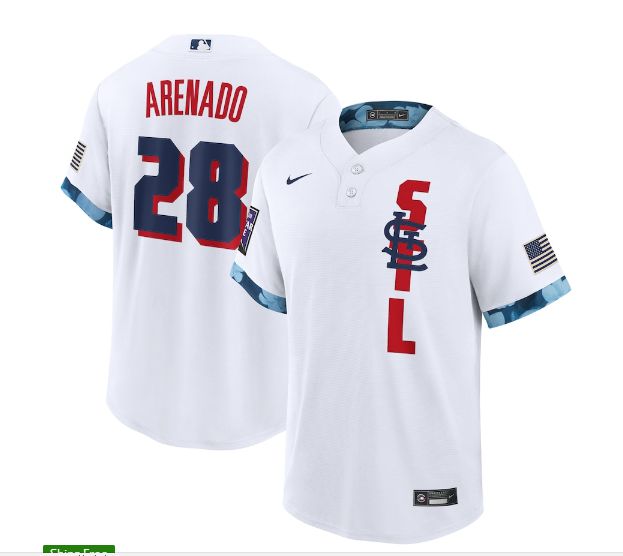 Men St.Louis Cardinals #28 Arenado White 2021 All Star Game Nike MLB Jersey->st.louis cardinals->MLB Jersey